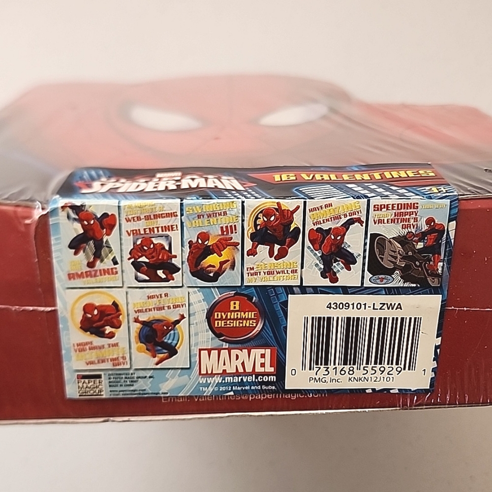 Spiderman sealed Valentine's box w/cards - Picture 3 of 7